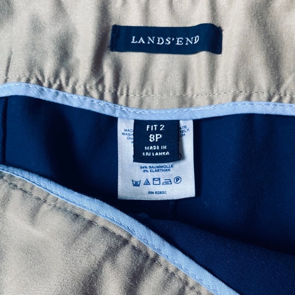 Lands End Fit 2 Capri , Women Cropped Pants , Capri Cropped Pants , Women Capris - Picture 5 of 8